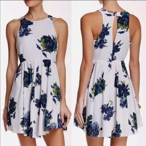 Free People Flutter By floral fit & flare dress size 4